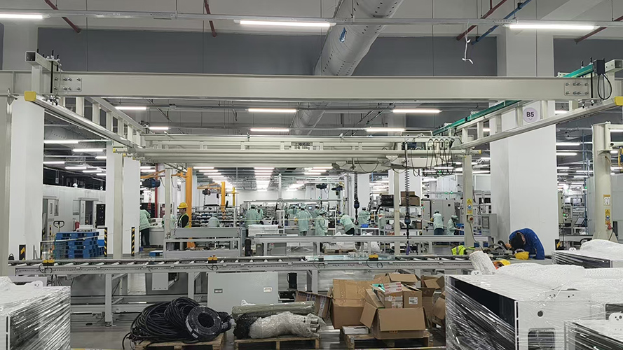 KBK核心部件实景 KBK系统轨道与悬挂支撑现场安装示意