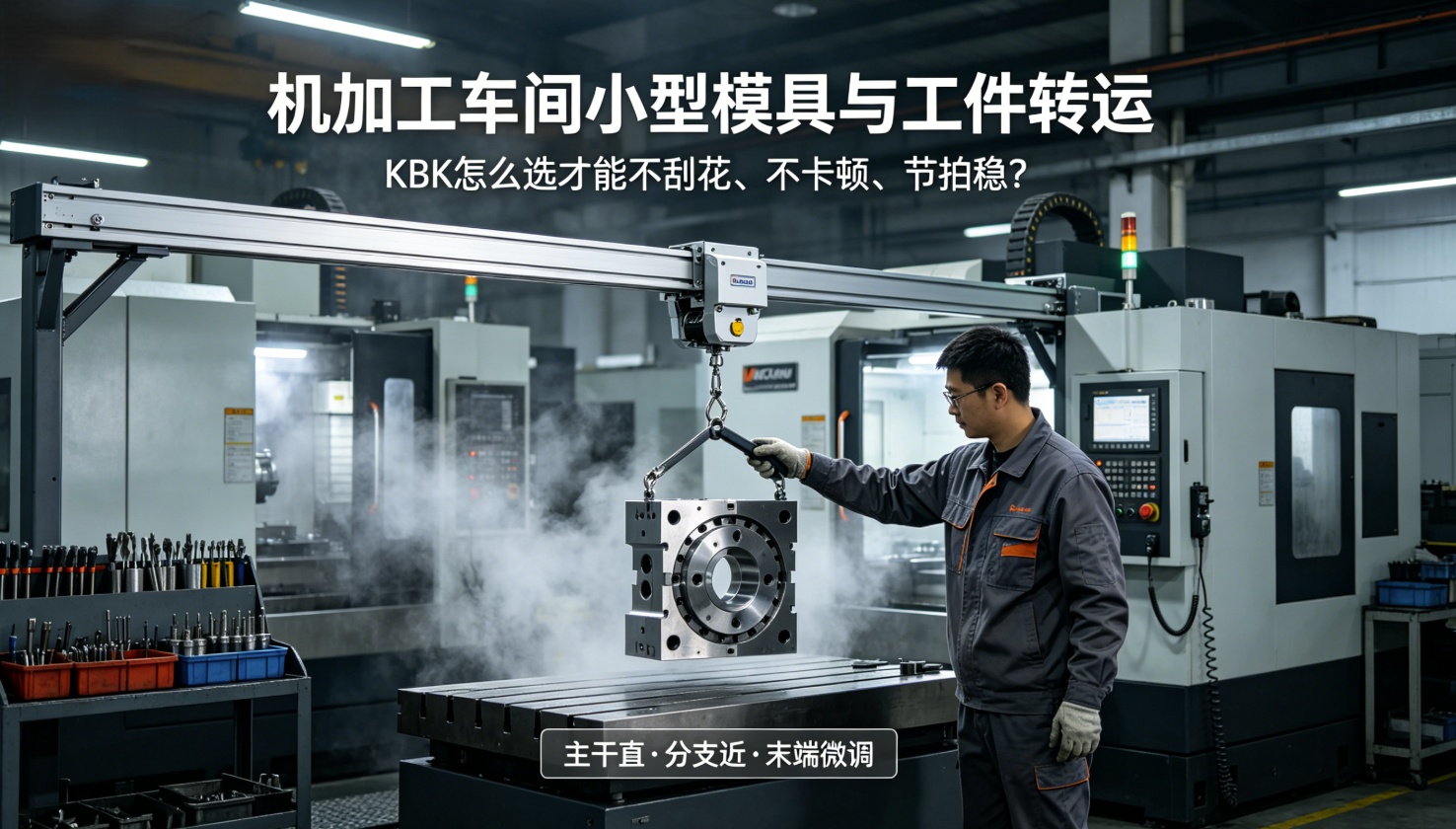 机加工车间KBK吊运模具不刮花封面图