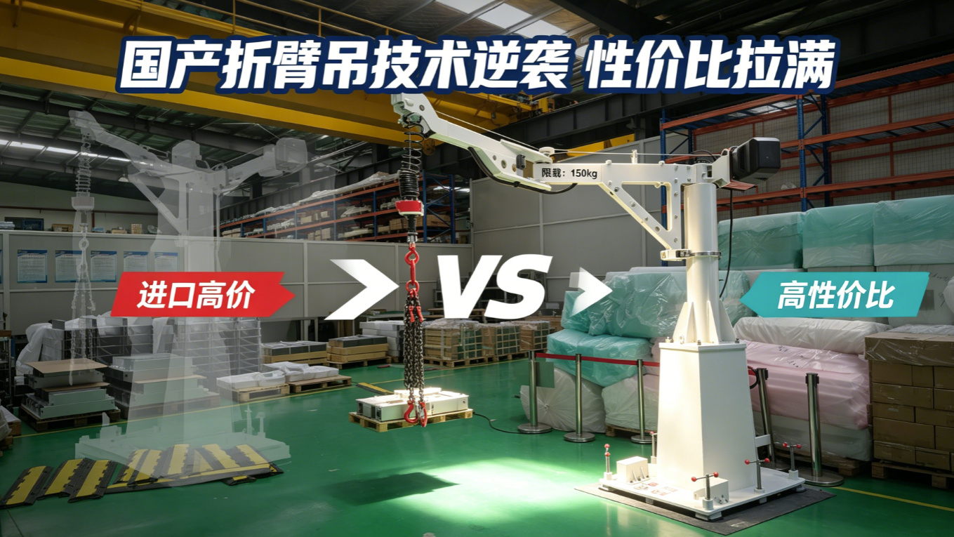 国产折臂吊技术突破,性价比超越进口品牌 国产折臂吊技术突破,性价比超越进口品牌