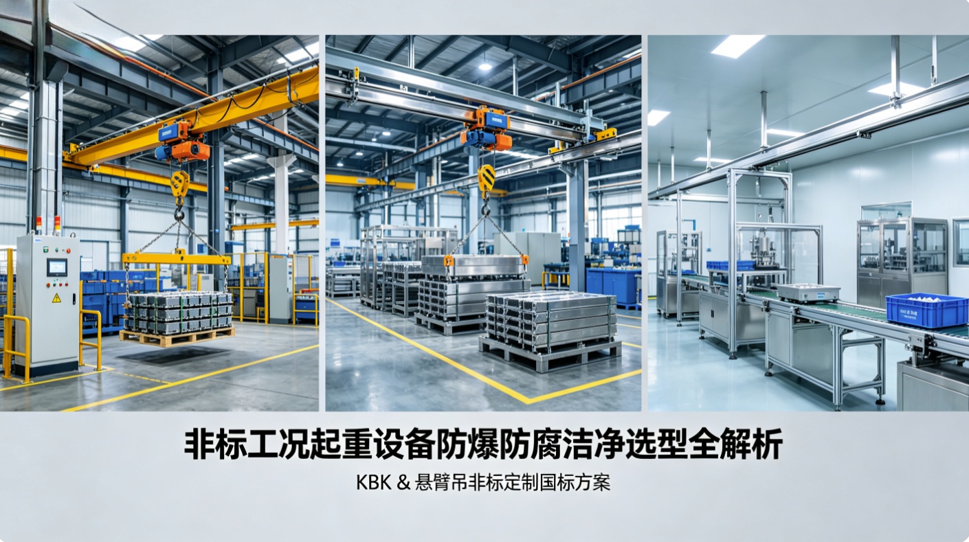 防爆防腐洁净车间起重设备选型图