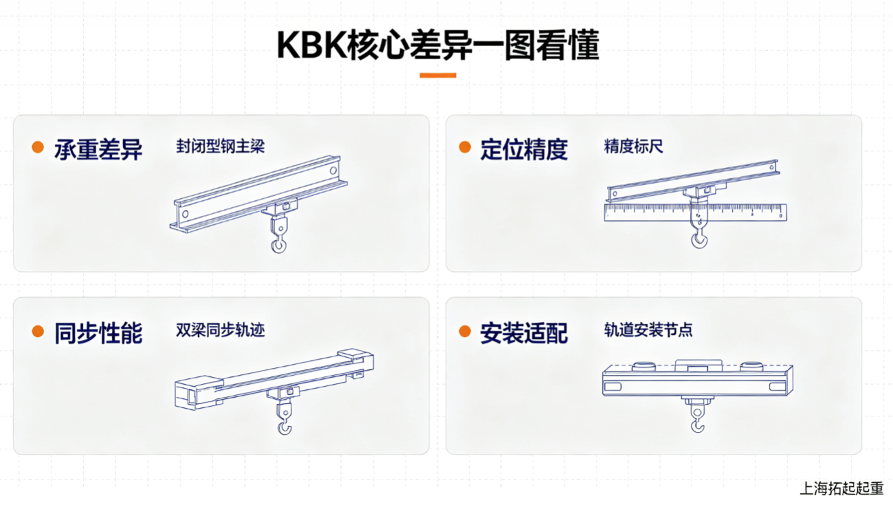上海拓起起重 KBK 性能对比信息插图 上海拓起起重 KBK 性能对比信息插图