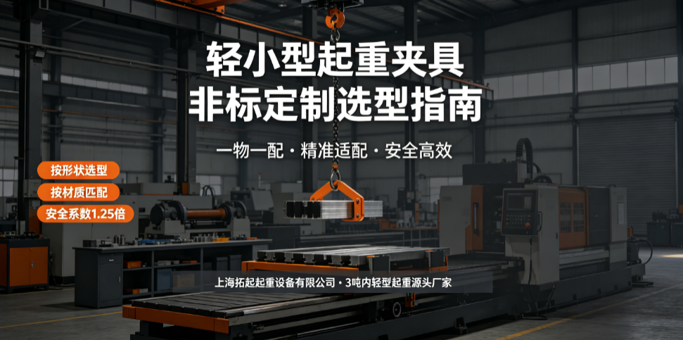 上海拓起起重轻小型夹具非标选型方案