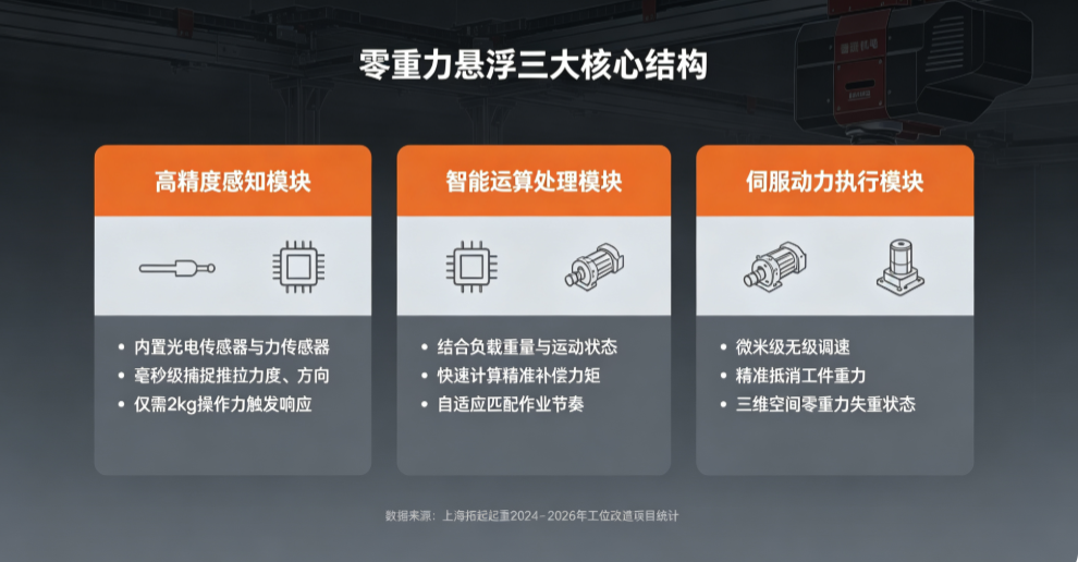 上海拓起起重零重力悬浮三大核心结构 上海拓起起重零重力悬浮三大核心结构
