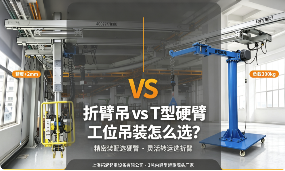 上海拓起起重折臂吊与 T 型硬臂对比封面 上海拓起起重折臂吊与 T 型硬臂对比封面